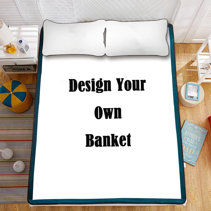 Design Your Own Blanket Personalized Photo Blanket Custom Blankets Extra Large Plush Blankets 7 Sizes Vibrant Colors Soft Blankets Aliexpress