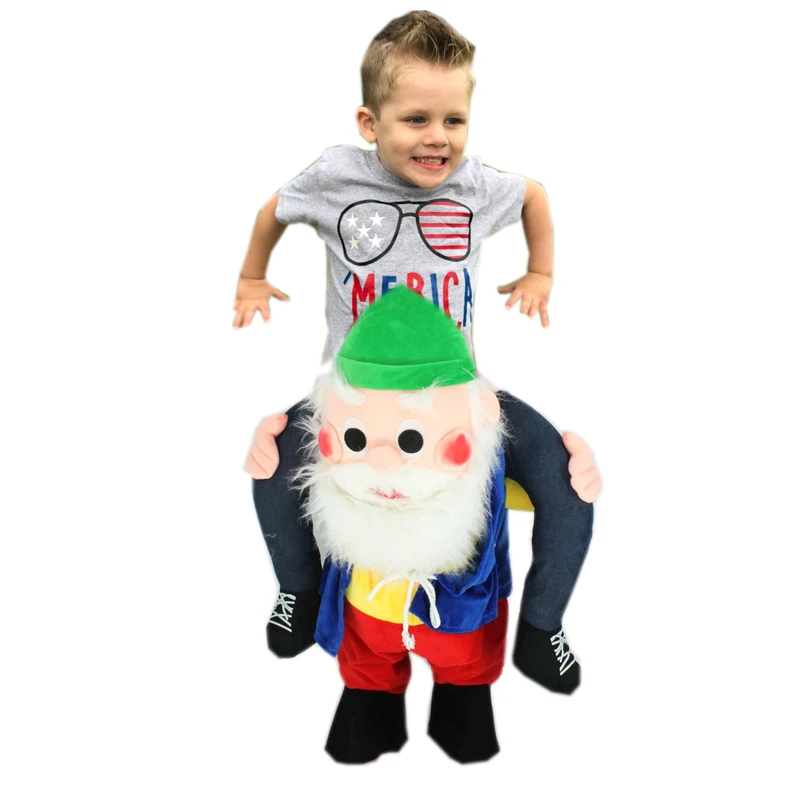 Novelty-Santa-Claus-Costume-Ride-on-Me-Mascot-Carry-Back-Fancy-Up-Party-Unisex-Costume-Christmas