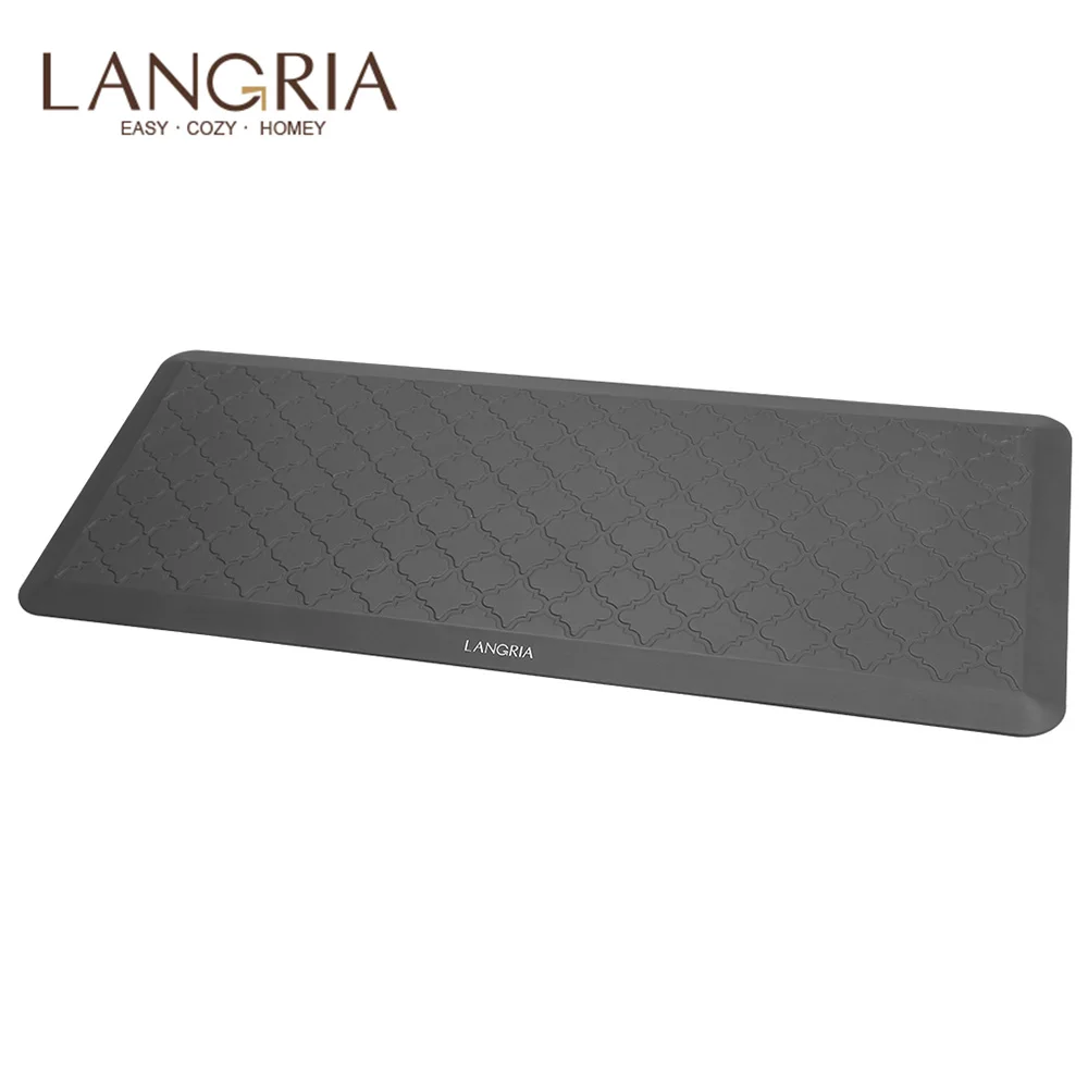 Langria Anti Fatigue Standing Desk Mat Ergonomic Comfort Anti Slip