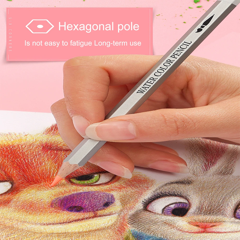 Skup Umitive 24 36 48 72 kredki rozpuszczalne w wodzie kredki pastelowe kredki zestaw dla dzieci profesjonalne rysowanie artystów