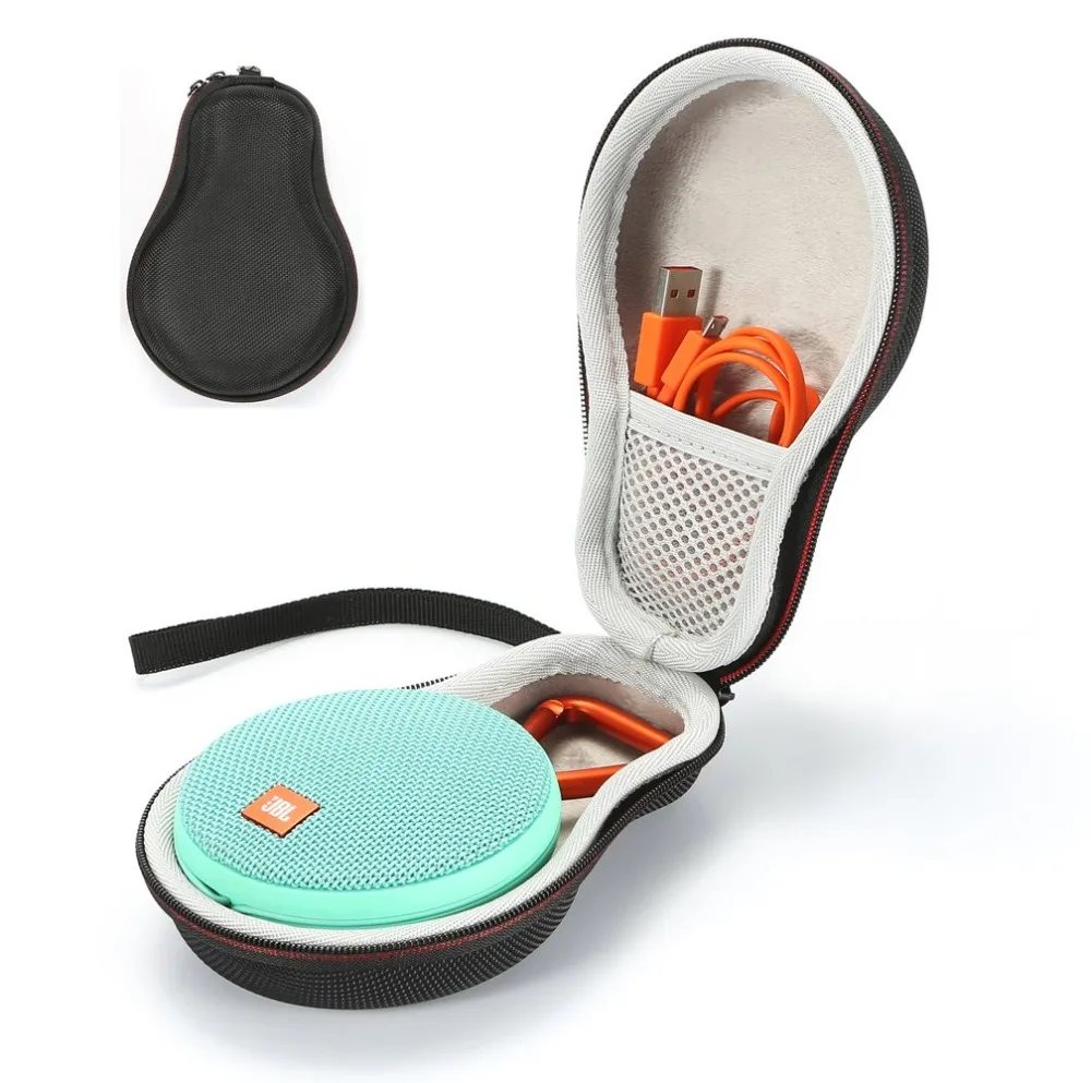 

Portable Travel Carry Zipper Protective EVA Hard Case Cover Bag Box for JBL Clip 2/ Clip 3 Waterproof Portable Bluetooth Speaker