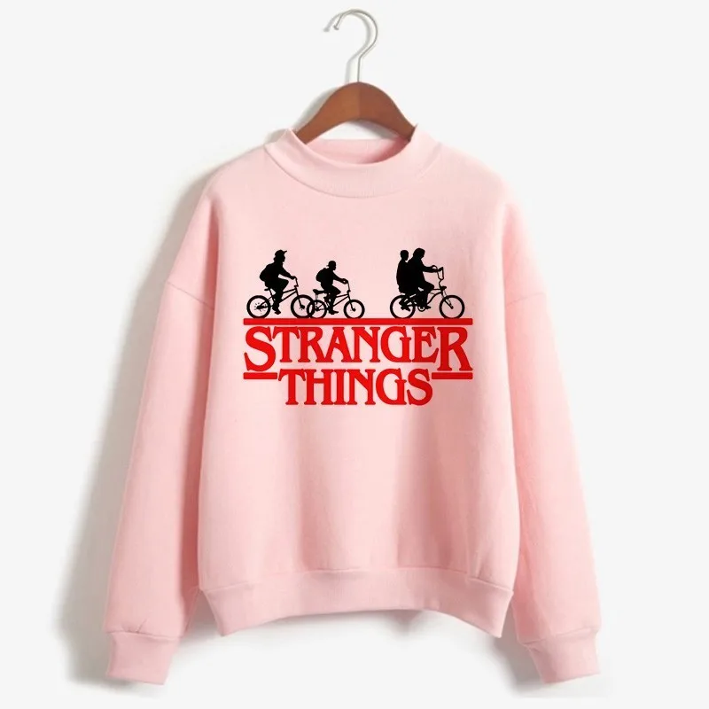 

Dropship Stranger Things Hoodies Women/kid Fashion Cotton Female Hoodies Pink Sweatshirts Autumn Stranger Thing Hoodie Clothes