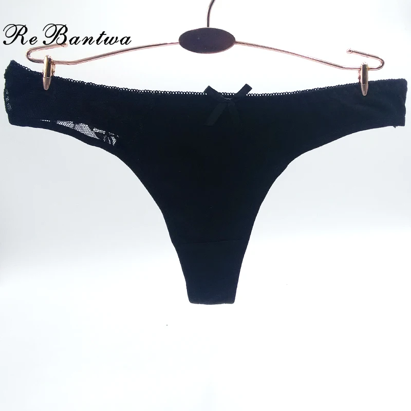Rebantwa 10pcs Lot Women Sexy G-strings Thongs Strings Cotton Woman Underwear Intimates Lingerie Ladies Panties Tangas for Women