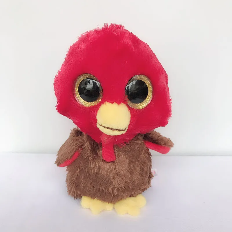 15cm Ty Beanie Boos Walgreens Exclusive red brown FEATHERS TURKEY Plush