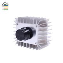 High Power Electronic Voltage Regulator 5000W AC 220V Regulator SCR Dimming Thermostat Aluminum Alloy Cooling