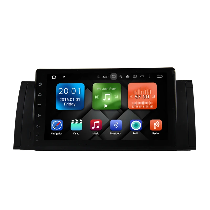 Android 8 1 0 Octa Core in Dash GPS Navi 9 Inch Full Touch автомобильный DVD мультимедиа для BMW E53 X5 E39 5/M5 97 06 BT
