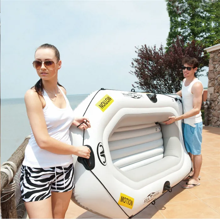 Barco hinchable AQUA MARINA MOTION, barco deportivo, Kayak de PVC, remo de barco, botes inflables de goma para dos personas, canoa con paleta - 5