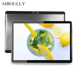 AIBOULLY 2018 Android 7 Tablet PC 10,1 дюймов Octa Core 4 ГБ Оперативная память 2.5D Экран 1920*1200 Телефонный звонок Планшеты API уровня 24 Phablet 9,7'