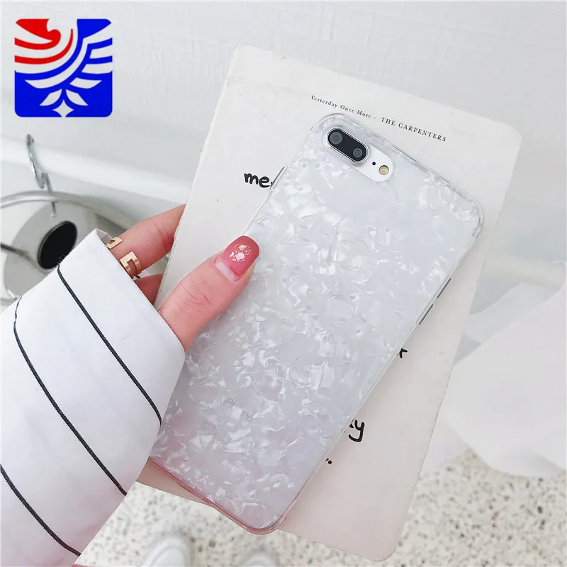 PEIPENG Fashion simplicity refreshing Shellfish Phone Cases For iphone 6 6S 7 8 Plus X Xs Max Christmas gift5