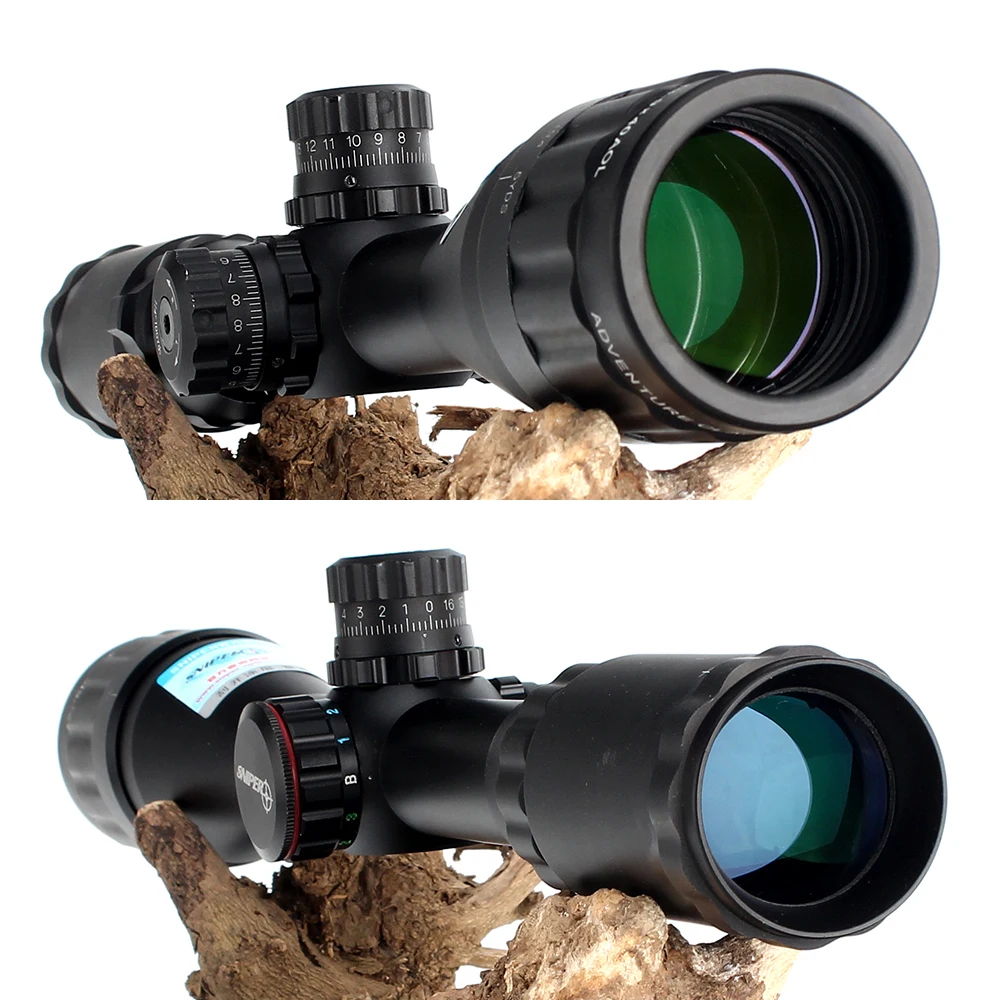 SNIPER LT 3-9X40AOL 1 inch Full Size Tactical Optical Sight Illuminate Mil-Dot RifleScope Locking Resetting Hunting Rifle Scope (2)