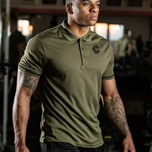 Рубашка для гольфа, мужская рубашка поло, быстросохнущая дышащая мужская рубашка, повседневная одежда с принтом, модная рубашка с коротким рукавом