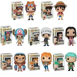 Funko поп One Piece Зоро Обезьяна D. Луффи, нами Фрэнки фигурку ПВХ Модель игрушечные лошадки подарок на день рождения