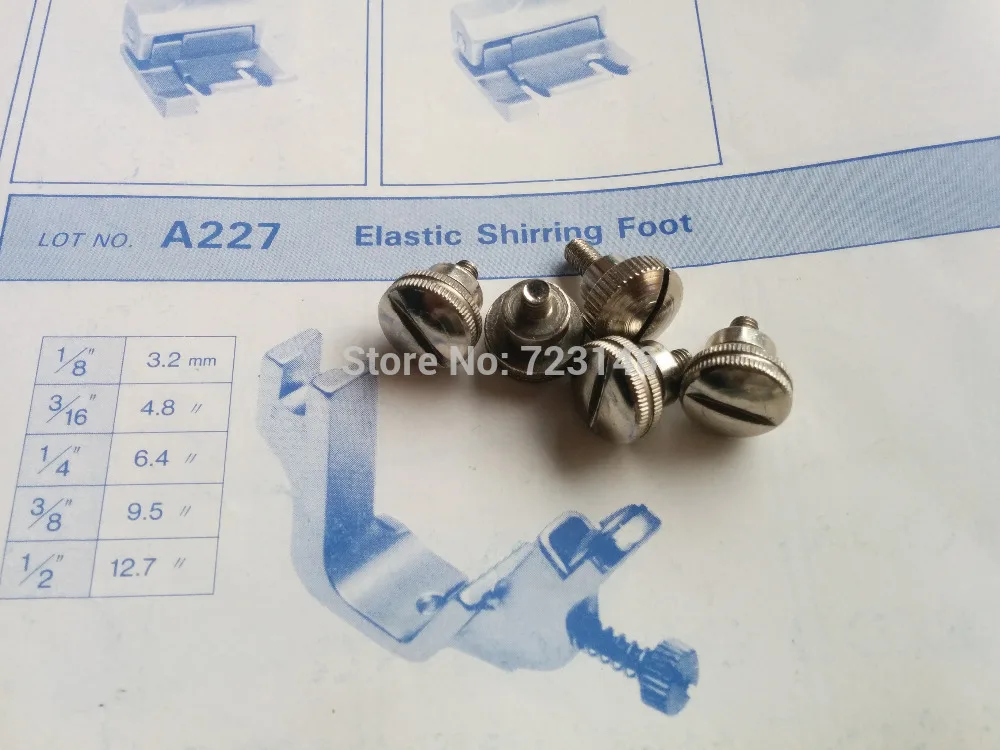 Sewing Machine Presser Foot Feet Thumb Sewing ~FitsSA Screws 12M/M STD SA 18M/M FOR PRESSER FOOT FEET ,BINDERS,FOLDERS,HEMMERS