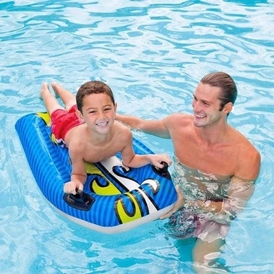 

Outdoor fun & sport surfboard swimming board airmattress for child with 2 handle,size 112*62CM Summer Game Tools in pools