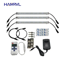 Светодиодный светильник для выращивания растений, DC12V светодиодный, жесткая полоса, водонепроницаемая, красный, синий, зеленый, для аквариума, теплицы, гидропоники+ контоллер