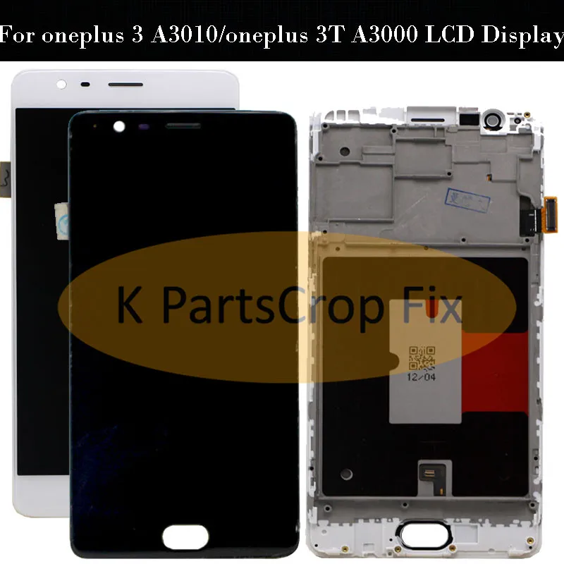 

5.5" FHD Oneplus 3 A3000 A3003 LCD Display Touch Screen Digitizer+Frame Assembly EU Version Oneplus 3 LCD Screen Replacement