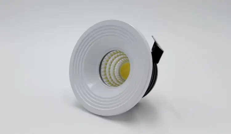 Levou para Baixo Light para Gabinete Mini Led Recesso Downlights Pode Ser Escurecido 110 v 220 Lâmpada Spot Luzes Casa 3 w 5 Cob 3 220 v Levou Para Baixo Lâmpada Spot