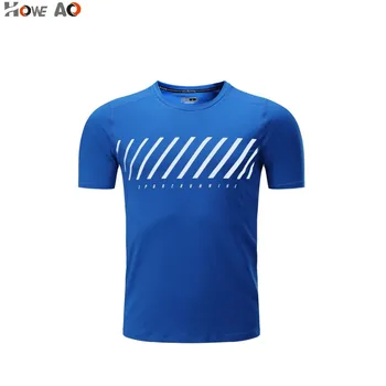 

HOWE AO Men's running shirt, breathable gymnasium vest, men's fitness, fitness, quick-drying sweater