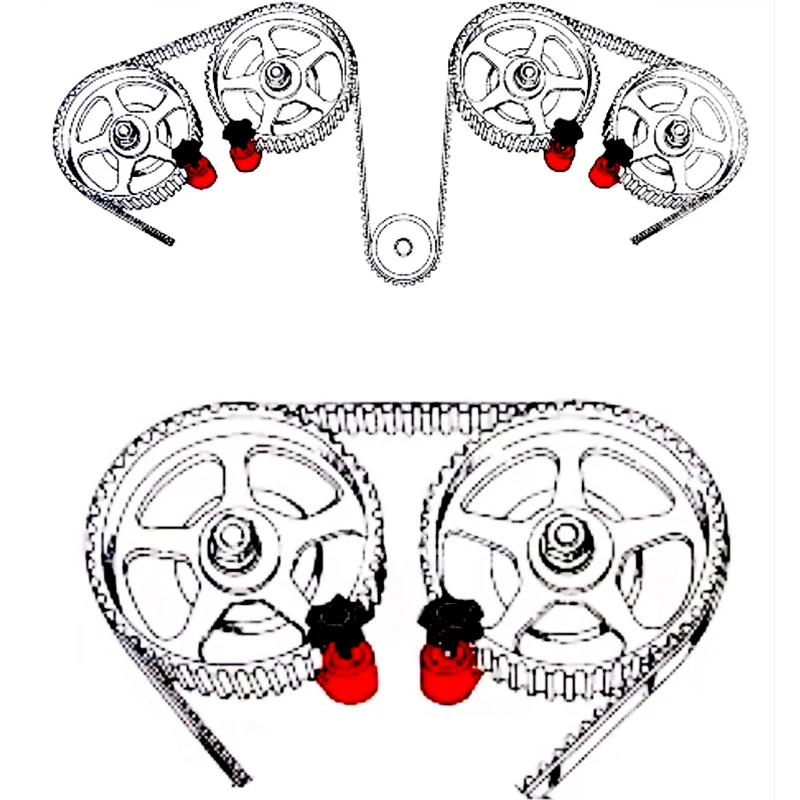 Универсальный Один Твин Quad Cam зажим блокировки Сроки Tool Kit распределительного вала автомобильный стайлинг Бесплатная доставка