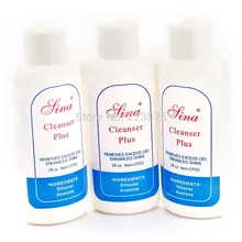 Горячий 3 x ногти с uv-фильтром моющее средство плюс жидкость для снятия геля(75 мл каждый