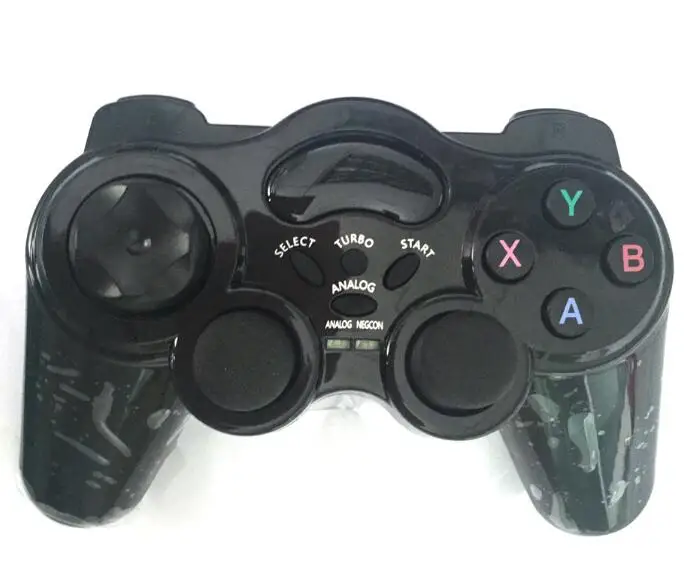 Для sony для Ps2 2,4G беспроводной игровой контроллер Джойстик Геймпад для playstation 2(специальное издание) без вибрации - Цвет: Black