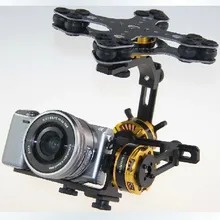 Бесщеточный 3-осевому гидростабилизатору w/4108 моторы sony Canon 5N NEX ILDC Камера Aeria фото