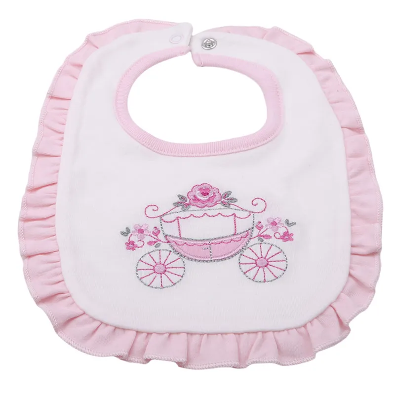 Baby Cotton Bibs Embroidery Burp Cloth 2018 Lovely Cute New Babys Bid