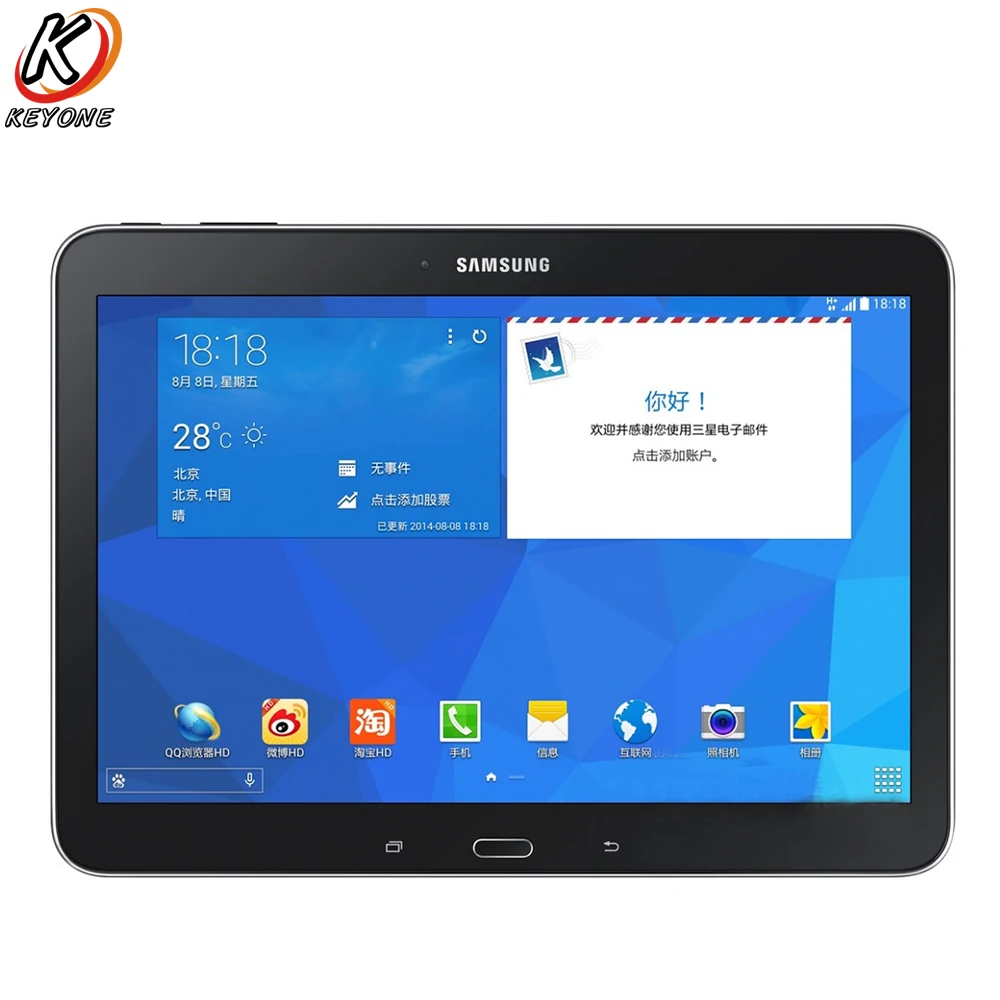 

Original New Samsung Galaxy Tab 4 T530 WIFI Tablet PC 10.1 inch 1.5GB RAM 16GB ROM Quad Core 1.2GHz Android 6800mAh Dual Camera