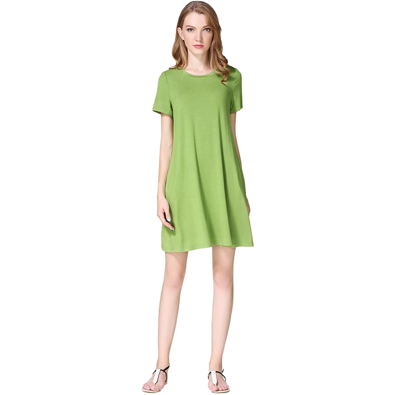 B&N Casual Loose Sexy Dress Soild Cotton Pocket Plus Size Dresses Party Sexy Dress Plus Size Elegant Short  Women Dress222