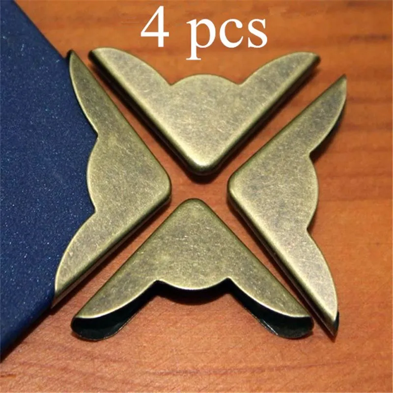 

4pcs Shirt Collar Angle Book Corner 23mm 4pcs Bronze Color DIY Collar Book Anglephoto Frame Accessories