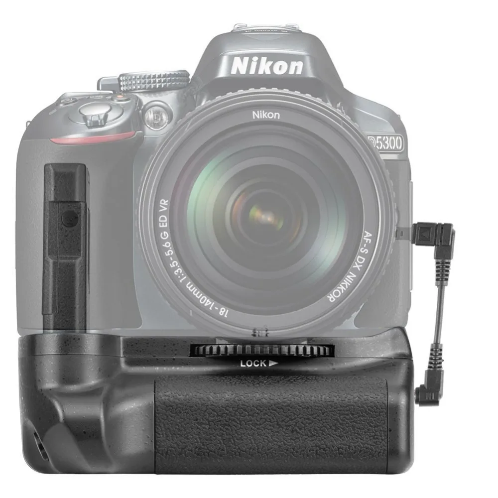 Neewer Multi-power Vertical Battery Grip Work with EN-EL14 Battery For Nikon D5100/D5200 SLR Camera