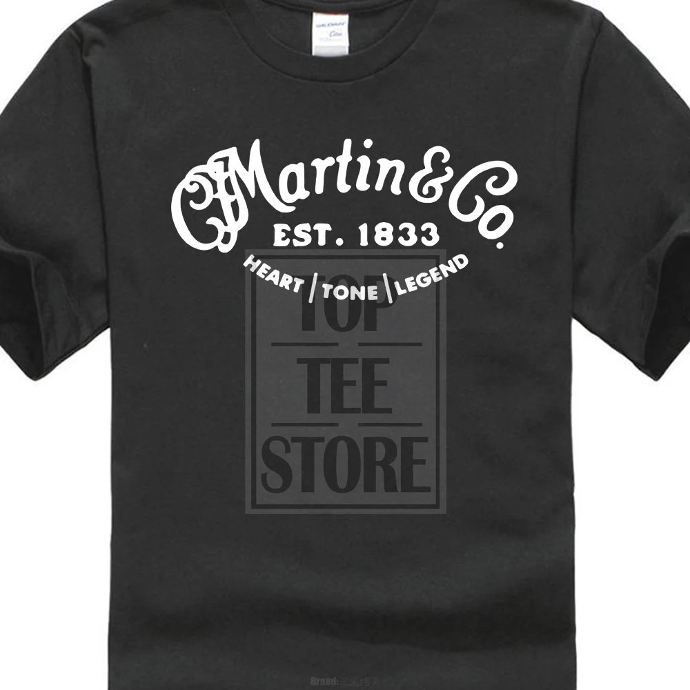 Mens Short Sleeve Tees C.F. Martin &ampamp Co Guitares Coeur Ton Legend T-Shirt Nouveau 2017 Newest Funny Fashion Men | Мужская одежда