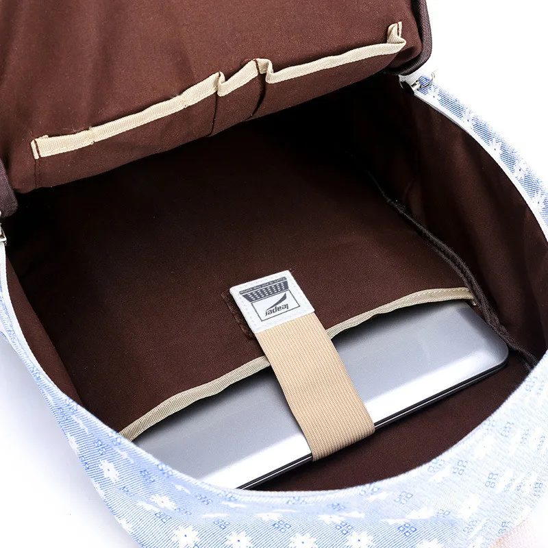  atinfor Brand Canvas Floral Printing Backpack Women Fresh Rucksack Laptop Backpacks Female Bagpack 