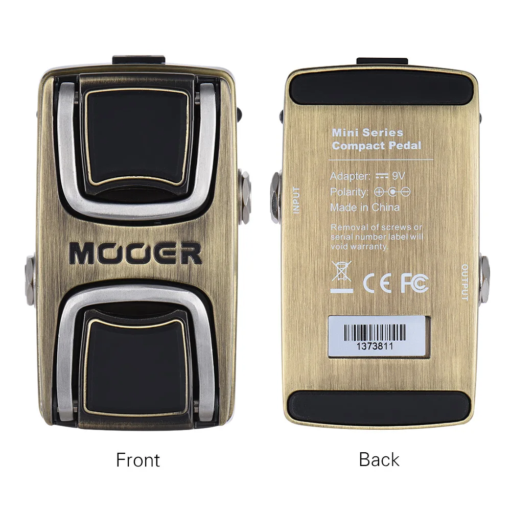 MOOER The Wahter Wah педаль для создания гитарных эффектов датчик давления полностью