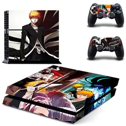 Аниме Bleach Ichigo PS4 кожи Стикеры Наклейка Обложка для Sony PS4 Игровые приставки 4 консоли и 2 контроллера Скины