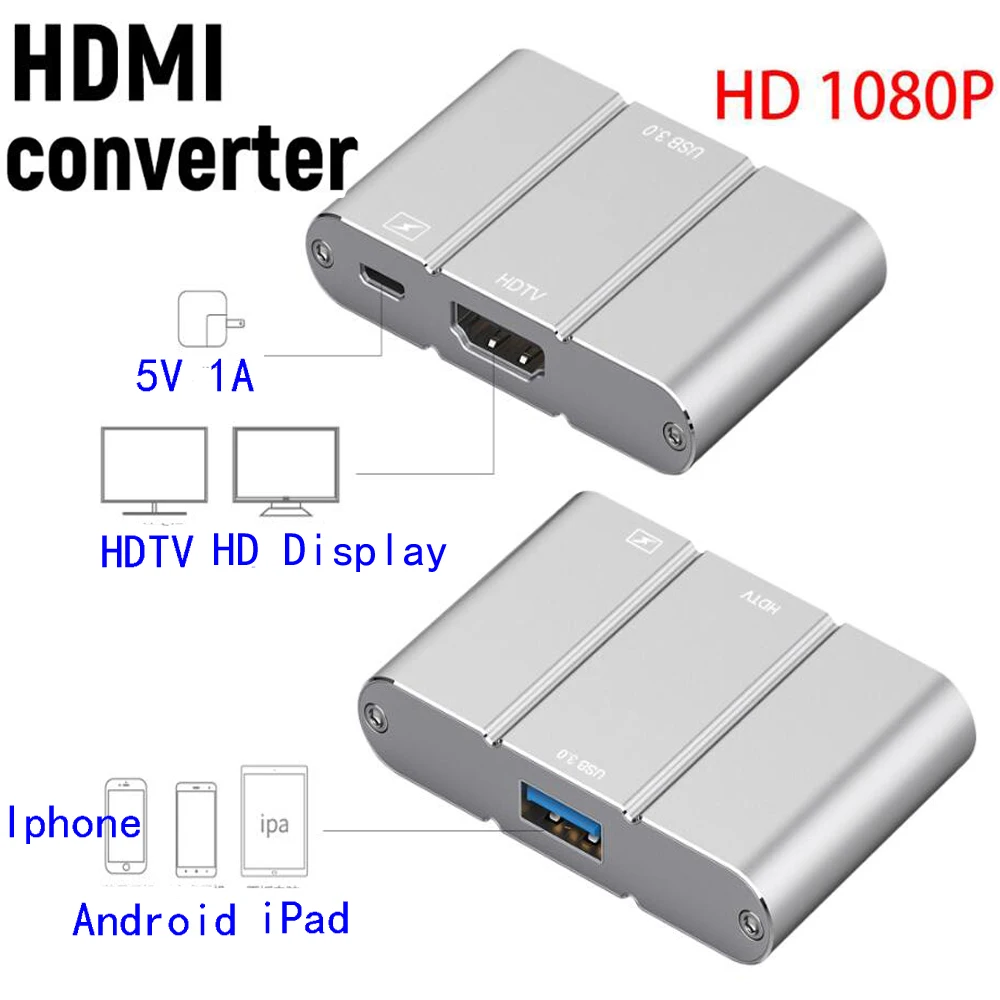 Micro USB all'adattatore del Convertitore di HDMI 1080P HD HDMI Audio Video Converter Cavo Per Andr