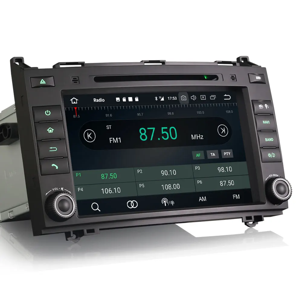 Sale 8" Android 9.0 OS Car DVD Multimedia GPS Radio for Mercedes-Benz A-Class W169 2005-2012 & B-Class W245 2005-2012 & Vito 2006+ 1