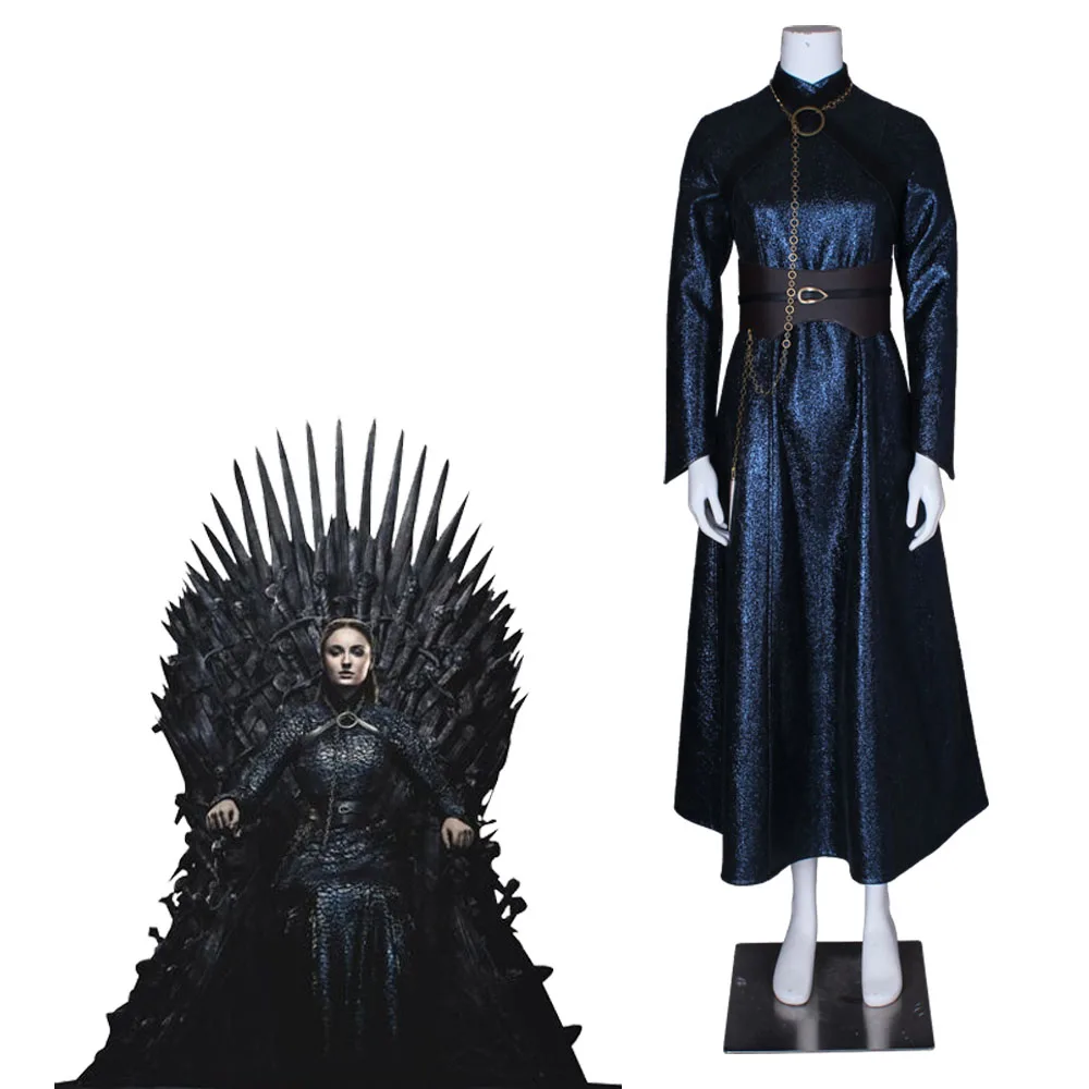 

Game of Thrones Season 8 Costume Sansa Stark Cosplay costume dress