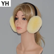 Зима реального меха кролика рекса наушники Для женщин теплый плюш кролика рекс наушники Марка Россия натурального меха кролика Rex ушанки
