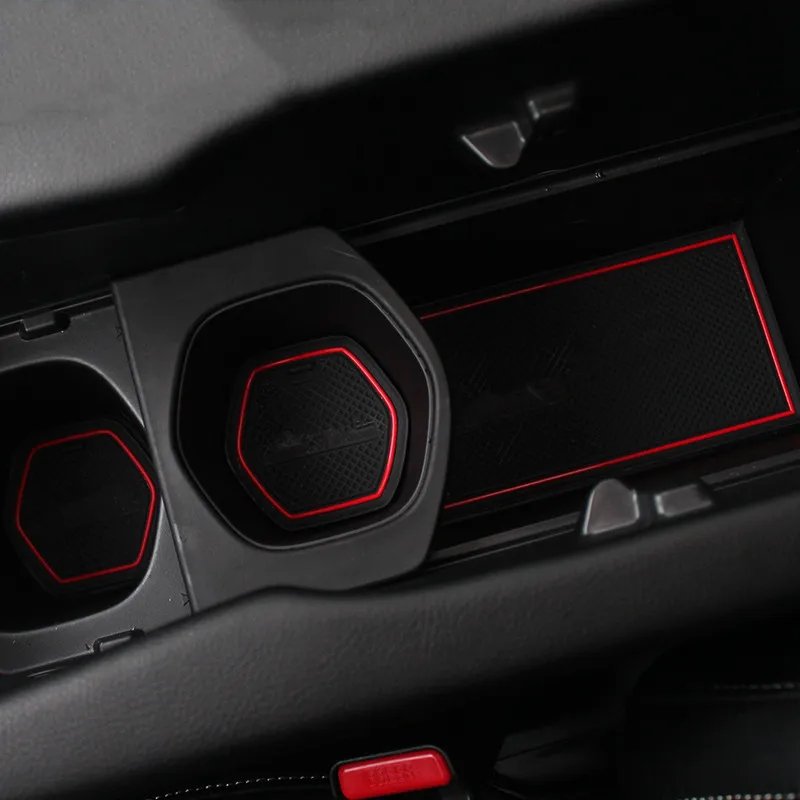 For Honda Civic 10th 2016 2017 Gate Slot Pad Door Groove Mat Antislip