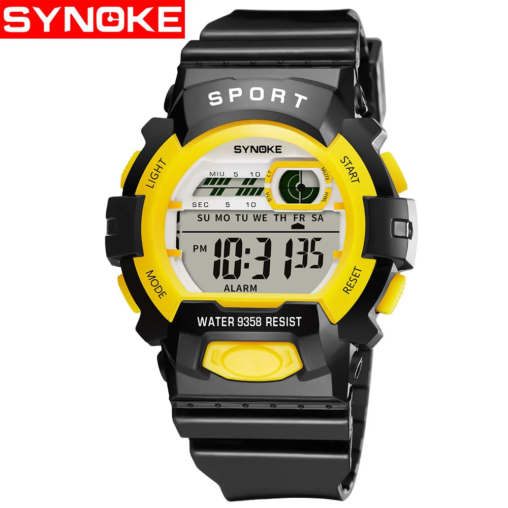 

SYNOKE Electronic Watch Waterproof Multi-function New Student Sports Watch Pupils Digital Watch 9358