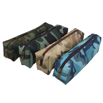 

Random color 1pcs Camouflage Pencil Case for Boys and Girls School Supplies Zipper Pouch 4 Colors Pencil Bag Army style