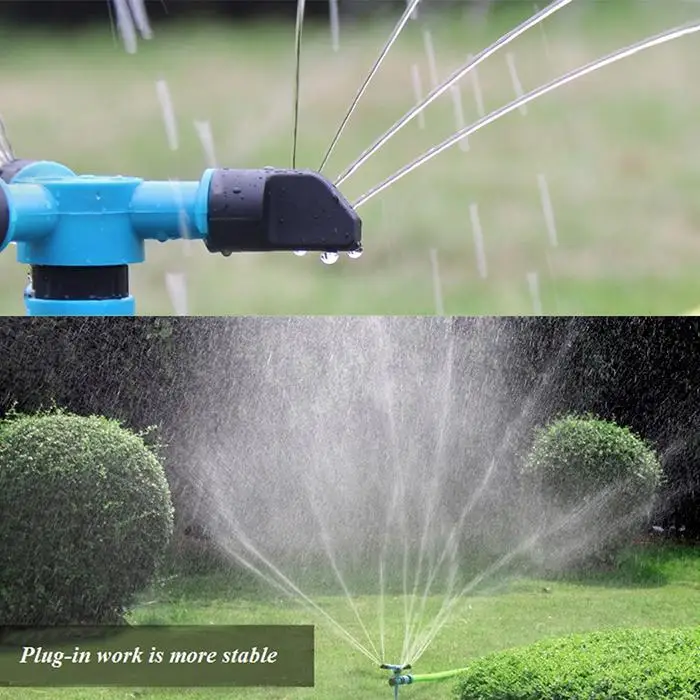 360 Вращающийся дома садовый разбрызгиватель большой диапазон автоматический воды газонный спринклер количество орошения водный цветок