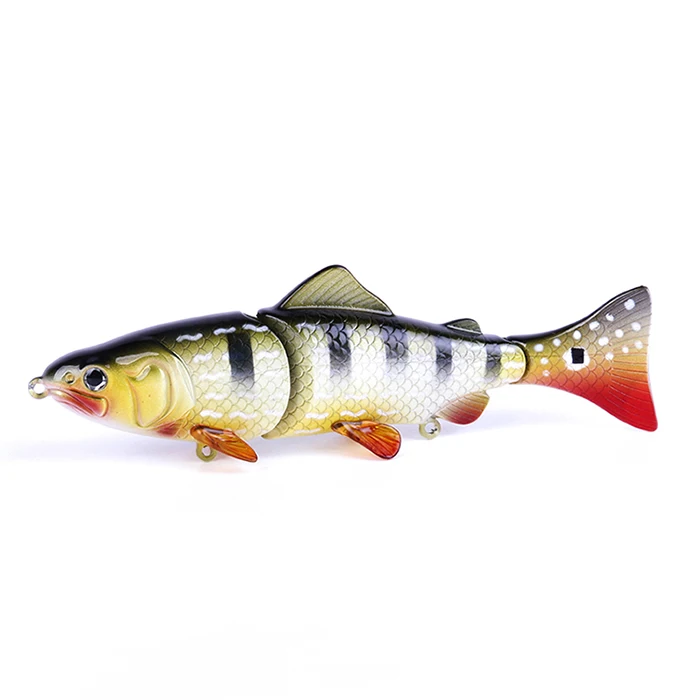 MS Slammer Тип 3 секции мускусный Терминатор(WT 150) Жесткая приманка для рыбалки рыбок приманка пластиковая приманка для рыбы приманки - Цвет: Цвет: желтый