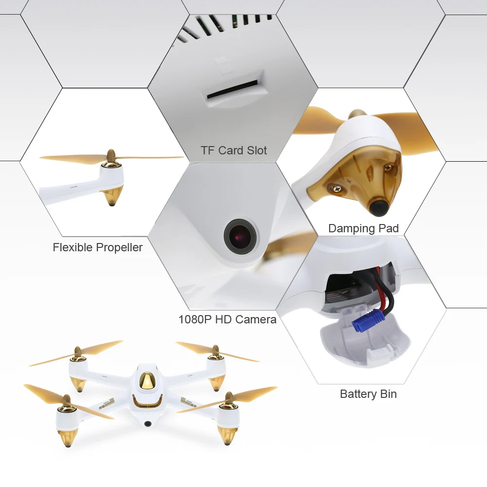 Habson H501S RC Drohne HD Drohne GPS Positionierung Luftaufnahmen Herbst-Beständig Fernbedienung Qu