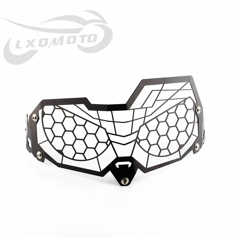 

For Honda CRF250 CBF 250 Rally 2017-2018 Motorcycle Front Headlight Lamp Grille Cover Guard Protector Black