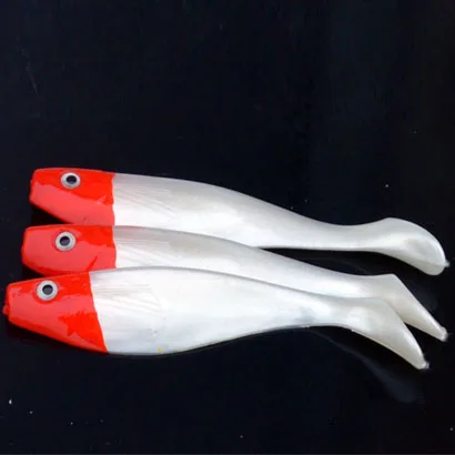 

Hot Sale 5pcs/lot Soft Fishing lures For Sea Bass Pike Lure Swimbait Shad Fishing tackle