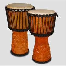 12 inch hand hollowed out imported goat skin African drum carving performance level African tambourine
