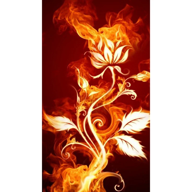 Full SquareRound Drill 5D DIY Diamond Painting flower 3D  Embroidery Cross Stitch Mosaic Home Decor