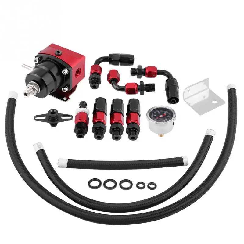 1 set Universal Kit Oil 0-100psi Gauge AN 6 Fitting End Oil Pressure Regulator Auto Replacement Parts 1 set Universal Kit Oil 0-100psi Gauge AN 6 Fitting End Oil Pressure Regulator Auto Replacement Parts